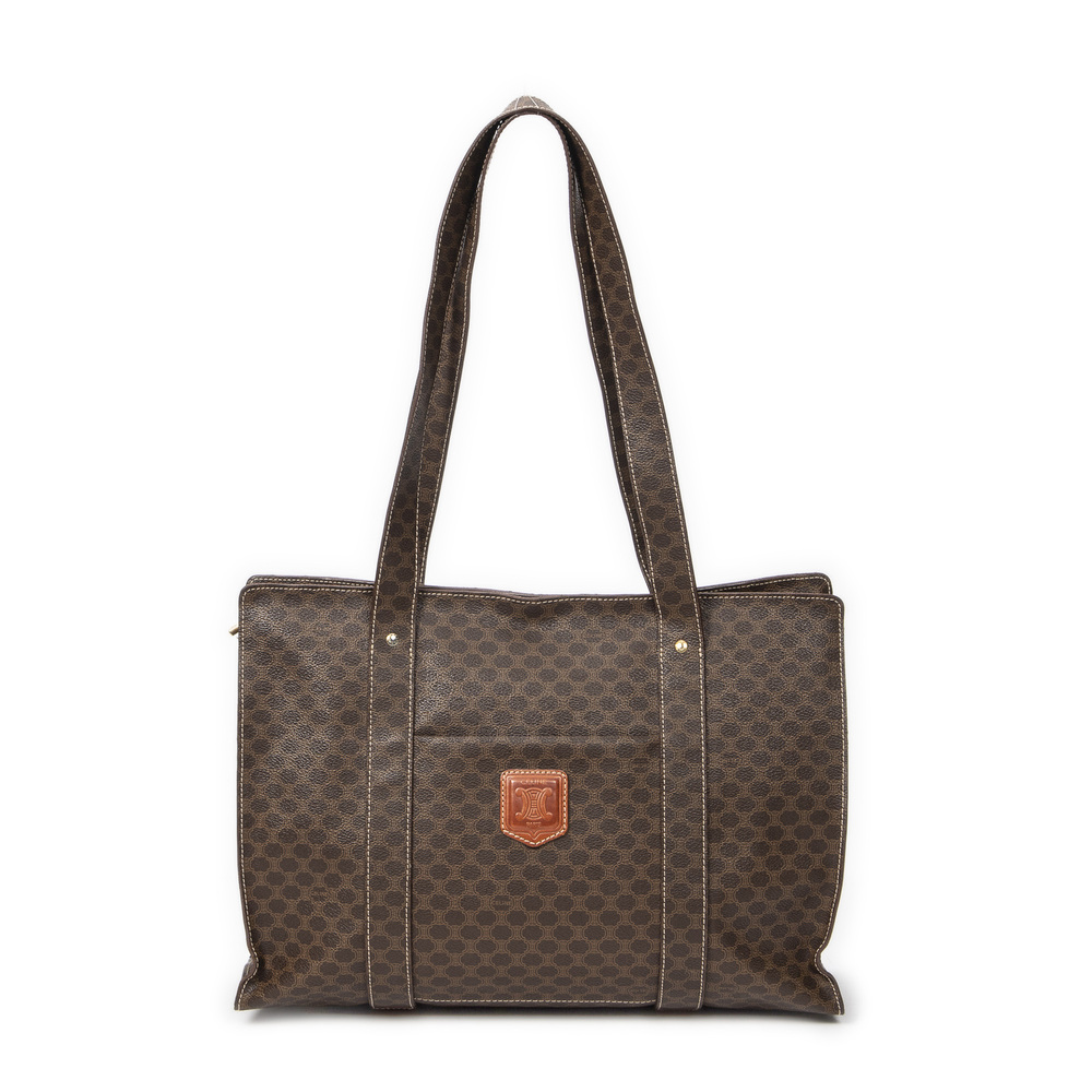 Celine Square Zip Shopping Tote